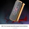 NINKI Compatible Fitbit Luxe Case, Rose Gold, Full Coverage Soft TPU Protector view 2