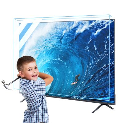 AIZYR Blue Light Blocking Screen Protector Panel - Anti-Smashing TV Screen Protective Film Reduce Eye Fatigue for Flat Curved Screens,50in 1120650mm
