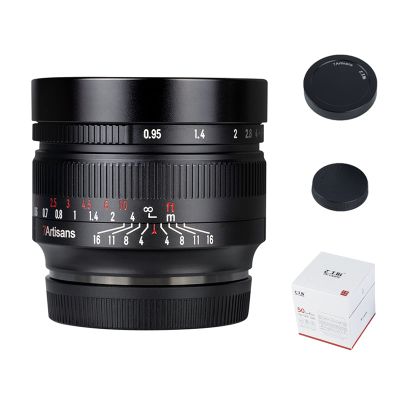 7artisans 50mm F0.95 APS-C Manual Fixed Camera Lens for Fuji X-Mount Cameras