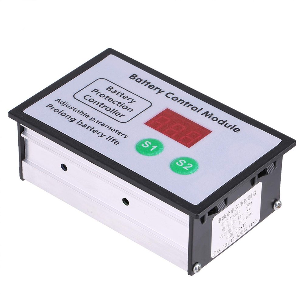 Under Voltage Controller, 10V-60V 30A Under Voltage Control Module Over-Discharge Protection Storage Battery Module