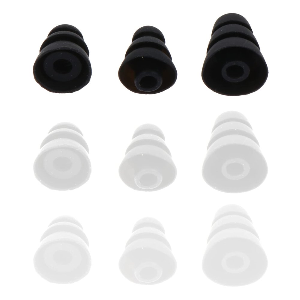 36pcs Silicone Earbud Tips for-Ear Headphones Comfortable and Earphone Accessories for Music Running and Calls