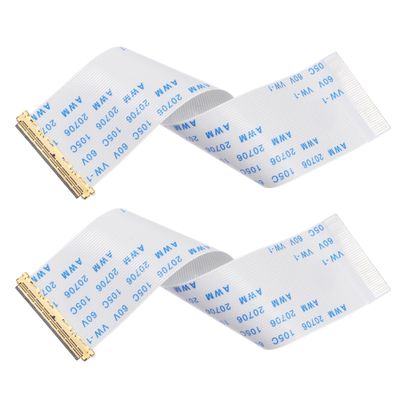 uxcell FFC FPC Cable 0.5mm Pitch 40 Pin 100mm Flexible Flat Ribbon Cable for LCD Screen B Type 2pcs