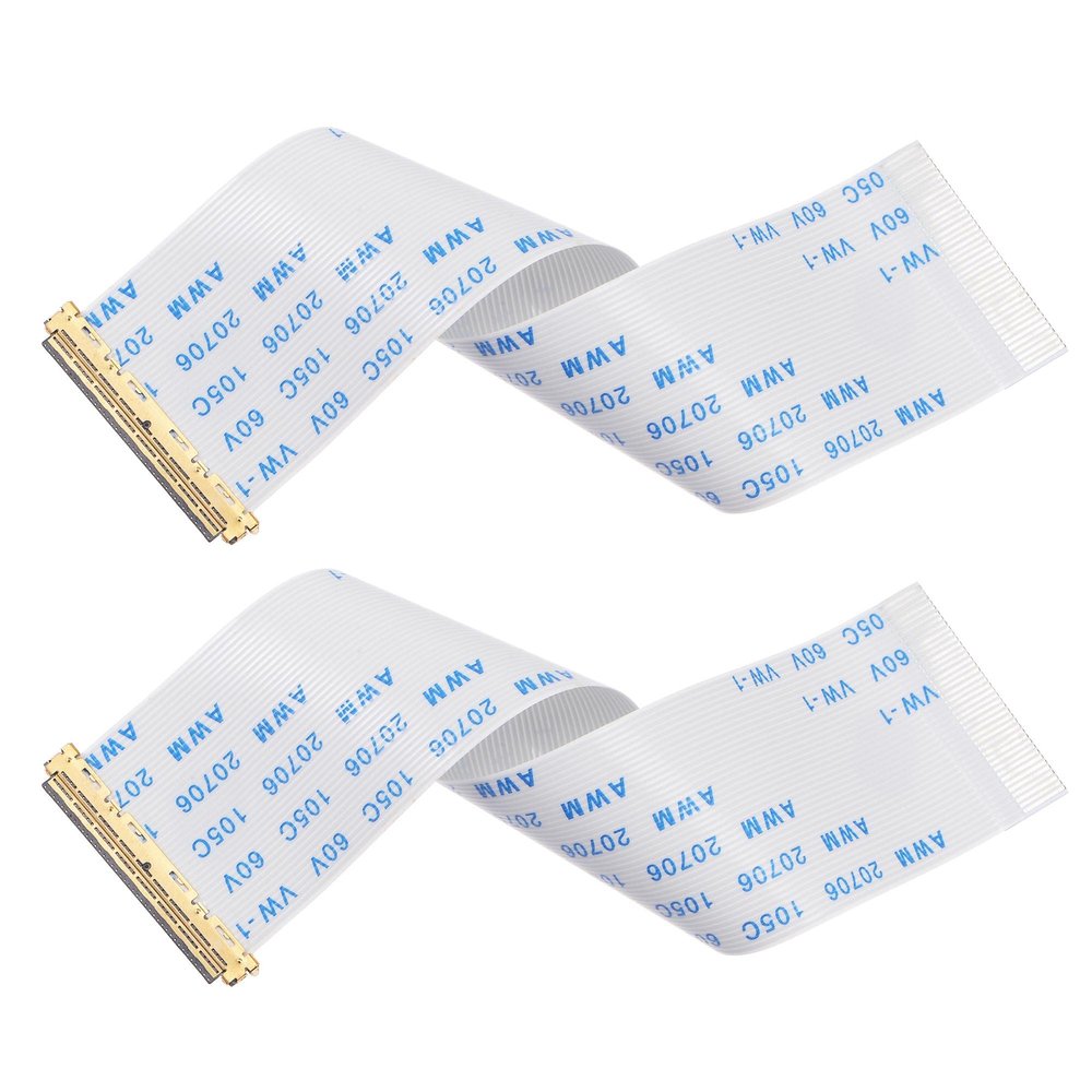 uxcell FFC FPC Cable 0.5mm Pitch 40 Pin 100mm Flexible Flat Ribbon Cable for LCD Screen B Type 2pcs