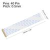 uxcell FFC FPC Cable 0.5mm Pitch 40 Pin 100mm Flexible Flat Ribbon Cable for LCD Screen B Type 2pcs view 2