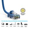 10ft (3M) Cat.6 28AWG Slim Ethernet Network Cable 10 Feet (3 Meters) Gigabit LAN Network Cable RJ45 High Speed Patch Cable, Blue (6 Pack) view 2