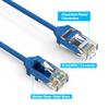 10ft (3M) Cat.6 28AWG Slim Ethernet Network Cable 10 Feet (3 Meters) Gigabit LAN Network Cable RJ45 High Speed Patch Cable, Blue (6 Pack) view 4