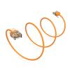 0.5ft (0.2M) Cat6A UTP Super-Slim Ethernet Network Cable 32AWG 0.5 Feet (0.2 Meters) Gigabit LAN Network Cable RJ45 High Speed Patch Cable, Orange (2 Pack) view 3