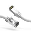 0.5ft (0.2M) Cat.8 S/FTP Ethernet Network Cable 26AWG 0.5 Feet (0.2 Meters) Gigabit LAN Network Cable RJ45 High Speed Patch Cable, White (8 Pack) view 1
