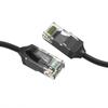 0.5ft (0.2M) Cat.6 28AWG Slim Ethernet Network Cable 0.5 Feet (0.2 Meters) Gigabit LAN Network Cable RJ45 High Speed Patch Cable, Black (20 Pack) view 1