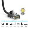 0.5ft (0.2M) Cat.6 28AWG Slim Ethernet Network Cable 0.5 Feet (0.2 Meters) Gigabit LAN Network Cable RJ45 High Speed Patch Cable, Black (20 Pack) view 2