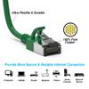 10ft (3M) Cat.8 U/FTP Slim Ethernet Network Cable 30AWG 10 Feet (3 Meters) Gigabit LAN Network Cable RJ45 High Speed Patch Cable, Green (2 Pack) view 2