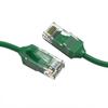 0.5ft (0.2M) Cat.6 28AWG Slim Ethernet Network Cable 0.5 Feet (0.2 Meters) Gigabit LAN Network Cable RJ45 High Speed Patch Cable, Green (2 Pack) view 1
