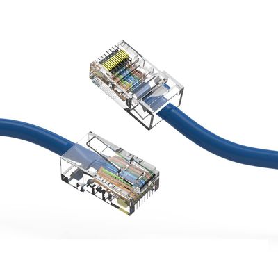 10ft (3M) Cat6 UTP Ethernet Network Non Booted Cable 10 Feet (3 Meters) Gigabit LAN Network Cable RJ45 High Speed Patch Cable, Blue (6 Pack)