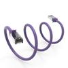 10ft (3M) Cat.8 S/FTP Ethernet Network Cable 26AWG 10 Feet (3 Meters) Gigabit LAN Network Cable RJ45 High Speed Patch Cable, Purple (3 Pack) view 3