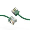 3ft (0.9M) Cat6A UTP Super-Slim Ethernet Network Cable 32AWG 3 Feet (0.9 Meters) Gigabit LAN Network Cable RJ45 High Speed Patch Cable, Green view 1