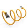 0.5ft (0.2M) Cat.8 S/FTP Ethernet Network Cable 26AWG 0.5 Feet (0.2 Meters) Gigabit LAN Network Cable RJ45 High Speed Patch Cable, Yellow (10 Pack) view 3