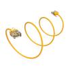 0.5ft (0.2M) Cat6A UTP Super-Slim Ethernet Network Cable 32AWG 0.5 Feet (0.2 Meters) Gigabit LAN Network Cable RJ45 High Speed Patch Cable, Yellow (3 Pack) view 3