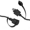 10ft (3M) Cat.6 SFTP Industrial Outdoor Patch Cable w/Dust Cap 10 Feet (3 Meters) Gigabit LAN Network Cable RJ45 High Speed Patch Cable, Black (5 Pack) view 1