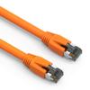 10ft (3M) Cat.8 S/FTP Ethernet Network Cable 24AWG 10 Feet (3 Meters) Gigabit LAN Network Cable RJ45 High Speed Patch Cable, Orange (3 Pack) view 1