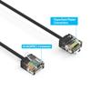 10ft (3M) Cat6A UTP Super-Slim Ethernet Network Cable 32AWG 10 Feet (3 Meters) Gigabit LAN Network Cable RJ45 High Speed Patch Cable, Black view 3
