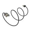 10ft (3M) Cat6A UTP Super-Slim Ethernet Network Cable 32AWG 10 Feet (3 Meters) Gigabit LAN Network Cable RJ45 High Speed Patch Cable, Black view 4
