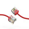 10ft (3M) Cat6A UTP Super-Slim Ethernet Network Cable 32AWG 10 Feet (3 Meters) Gigabit LAN Network Cable RJ45 High Speed Patch Cable, Red (10 Pack) view 1