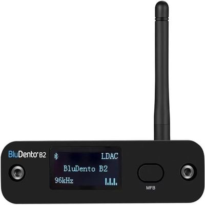 B2 LDAC/aptX HD Bluetooth 5.1 Hi-Fi Audio Receiver with ESS DAC, OLED Display, Analog RCA, Digital Optical & Coaxial Outputs, Extended Range for Home Stereo