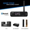 B2 LDAC/aptX HD Bluetooth 5.1 Hi-Fi Audio Receiver with ESS DAC, OLED Display, Analog RCA, Digital Optical & Coaxial Outputs, Extended Range for Home Stereo view 4