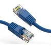 15ft (4.6M) Cat6 UTP Ethernet Network Booted Cable 15 Feet (4.6 Meters) Gigabit LAN Network Cable RJ45 High Speed Patch Cable, Blue (5 Pack) view 1