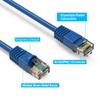 15ft (4.6M) Cat6 UTP Ethernet Network Booted Cable 15 Feet (4.6 Meters) Gigabit LAN Network Cable RJ45 High Speed Patch Cable, Blue (5 Pack) view 2