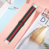 Moran Elastic Band Compatible with Fitbit Luxe Adjustable Nylon Sport Replacement Stretchy Breathable Loop Watch Strap Soft Wristbands for Women Men view 2