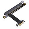 Riser PCIe 4.0 x16 to x1 Extension Cable PCIE4.0 Mining Adapter for GPU RTX3090 RX6800xt 4.0 Graphics Card Full Speed 16G/BPS (R13SC-WK 4.0,25cm)