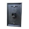 BOPLAT Phone Jack Wall Plate Black - 1 Port CAT3 RJ11/12 Telephone Cable Landline Outlet Cover Plate for Phone Line view 2