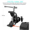 3 Pack Super Clamp with 1/4 and 3/8 Thread Camera Clamp Mount, Super Crab Clamp Rod Magic Arm Clamp Clip for Cameras, Rods, Lights, Hooks, Shelves, Cross Bars, etc view 4