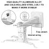 2-Be-Best Heavy Duty Projector Mount Max Load 45lbs / 21kg Extendable 11.4-15.3in / 29-39cm Projectors Ceiling Mount Universal Projector Mounts Angle Adjustable Strong White view 3