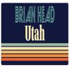 Brian Head Utah 2.5 x 1.25-Inch Vinyl Decal Sticker Retro Design view 1