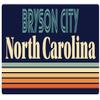 Bryson City North Carolina 2.5 x 1.25-Inch Vinyl Decal Sticker Retro Design view 1