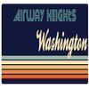 Airway Heights Washington 2.5 x 1.25-Inch Vinyl Decal Sticker Retro Design view 1