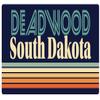 Deadwood South Dakota 2.5 x 1.25-Inch Vinyl Decal Sticker Retro Design view 1