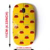 2.4G Wireless Mouse with Cute Pattern Design for All Laptops and Desktops with Nano Receiver - Bowl Pets Doodle view 2