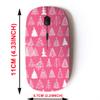 2.4G Wireless Mouse with Cute Pattern Design for All Laptops and Desktops with Nano Receiver - Christmas New Year view 2