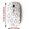 2.4G Wireless Mouse with Cute Pattern Design for All Laptops and Desktops with Nano Receiver - Childish Cute Penguin view 2