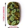 2.4G Wireless Mouse with Cute Pattern Design for All Laptops and Desktops with Nano Receiver - Exotic Tropical Plants view 2