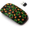 2.4G Wireless Mouse with Cute Pattern Design for All Laptops and Desktops with Nano Receiver - Christmas Bow Bells view 1