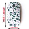 2.4G Wireless Mouse with Cute Pattern Design for All Laptops and Desktops with Nano Receiver - Christmas Tree Gift Candle Santa clausfoot view 2