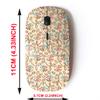 2.4G Wireless Mouse with Cute Pattern Design for All Laptops and Desktops with Nano Receiver - Flower view 2