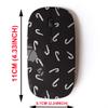 2.4G Wireless Mouse with Cute Pattern Design for All Laptops and Desktops with Nano Receiver - Christmas Cards Candy view 2