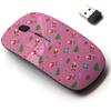 2.4G Wireless Mouse with Cute Pattern Design for All Laptops and Desktops with Nano Receiver - Christmas Winter Holiday Wallpaper view 1