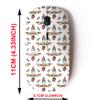 2.4G Wireless Mouse with Cute Pattern Design for All Laptops and Desktops with Nano Receiver - Christmas New Year view 2