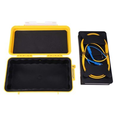 EVTSCAN Latest Fiber Optic OTDR Launch Cable Box G652D Singlemode 9/125 SC/APC-LC/UPC Connector Dead Zone Eliminator Fiber Box (2000M)